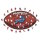 NFL - Buffalo Bills&ndash; Football avec Logo  - Puzzle en bois Taille S (150 Pi&egrave;ces)