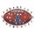 NFL - Dallas Cowboys&ndash; Football avec Logo  - Puzzle en bois Taille S (150 Pi&egrave;ces)
