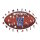 NFL - New York Giants&ndash; Football with Logo -  Wooden Puzzle Size S (150 pieces)