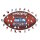 NFL - Seattle Seahawkss&ndash; Football avec Logo  - Puzzle en bois Taille S (150 Pi&egrave;ces)
