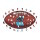 NFL - Carolina Panthers&ndash; Football with Logo -  Wooden Puzzle Size S (150 pieces)