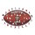 NFL - New Orleans Saints&ndash; Football avec Logo  - Puzzle en bois Taille S (150 Pi&egrave;ces)