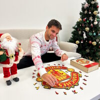 FC Manchester United - Logo - Holz Puzzles