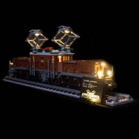 Les ensembles déclairage LEGO® 10277 La locomotive crocodile