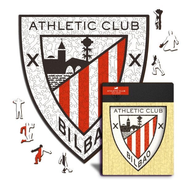 Athletic Club Bilbao - Logo Puzzle en bois