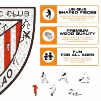 Athletic Club Bilbao - Logo Puzzle en bois