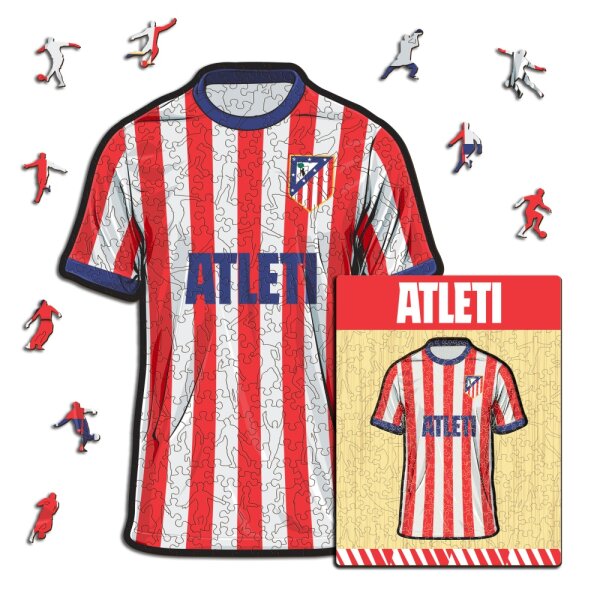 Atletico Madrid - Jersey  Puzzle en bois