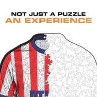 Atletico Madrid - Jersey  Puzzle en bois