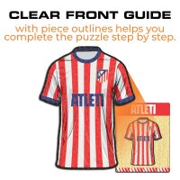 Atletico Madrid - Jersey  Puzzle en bois
