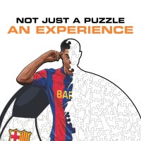 Marcus Rashford - FC Barcelona Puzzle in Legno
