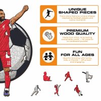 Mohamed Salah New - Liverpool FC Puzzle en bois