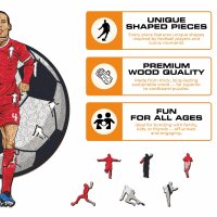 Virgil Van Dijk - Liverpool FC - Holz Puzzle
