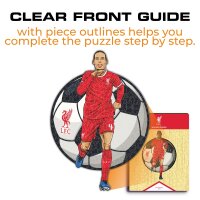 Virgil Van Dijk - Liverpool FC - Holz Puzzle
