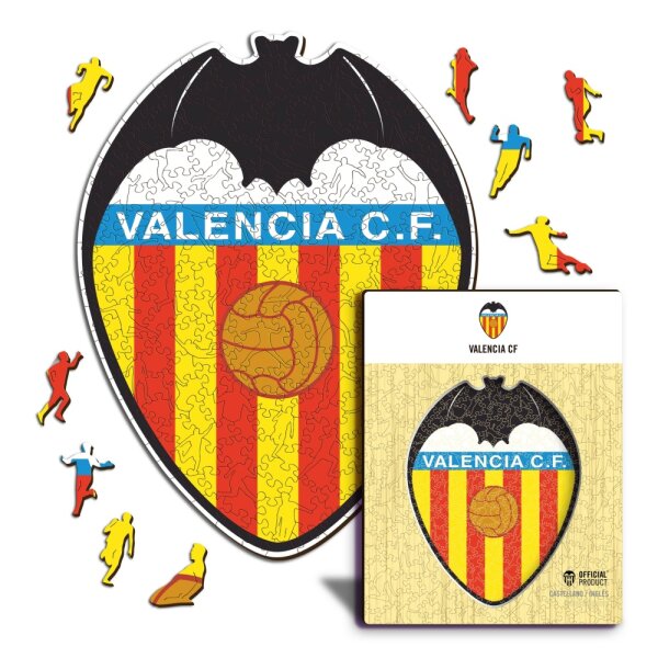 Valencia C.F. - Logo Puzzle en bois
