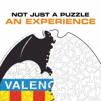 Valencia C.F. - Logo Puzzle en bois
