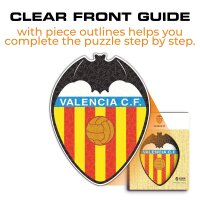 Valencia C.F. - Logo Puzzle en bois