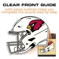 NFL - Arizona Cardinals - Helm - Holz Puzzle