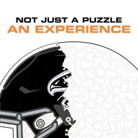 NFL - Atlanta Falcons - Helm - Holz Puzzle