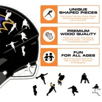 NFL - Baltimore Ravens - Helm - Holz Puzzle