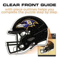 NFL - Baltimore Ravens - Helm - Holz Puzzle