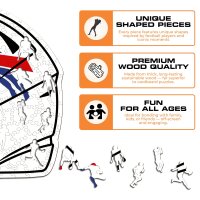 NFL - Buffalo Bills - Helmet - Wooden Puzzle