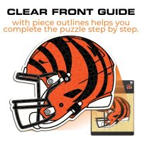 NFL - Chincinnati Bengals - Helm - Holz Puzzle