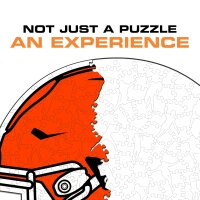 NFL - Cleveland Browns - Helm - Holz Puzzle
