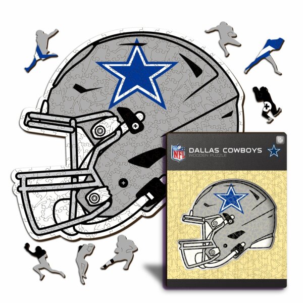 NFL - Dallas Conwboys - Helm - Holz Puzzle