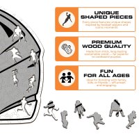 NFL - Dallas Conwboys - Helm - Holz Puzzle