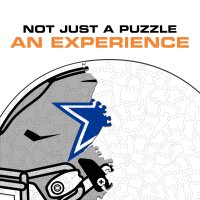 NFL - Dallas Conwboys - Helm - Holz Puzzle