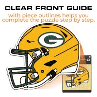NFL - Green Bay Packers - Helm - Holz Puzzle