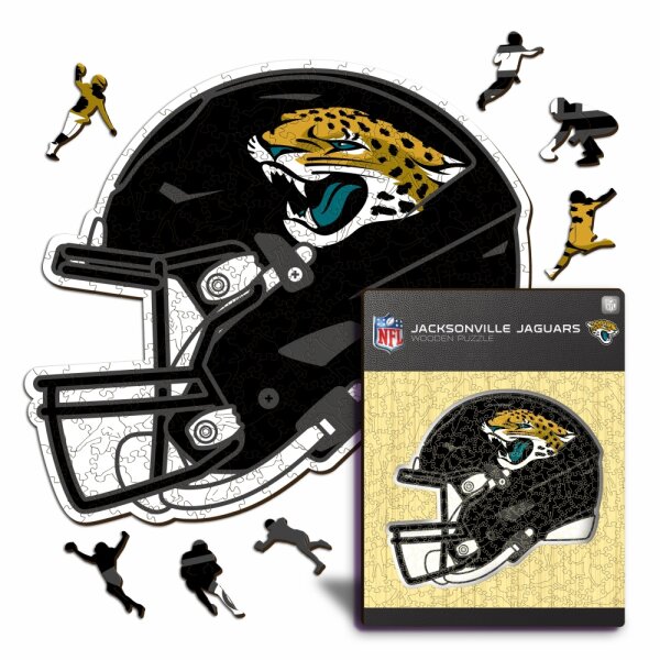 NFL - Jacksonville Jaguars - Casque - Puzzle en bois