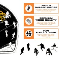 NFL - Jacksonville Jaguars - Casque - Puzzle en bois