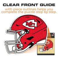 NFL - Kansas City Chiefs - Helm - Holz Puzzle