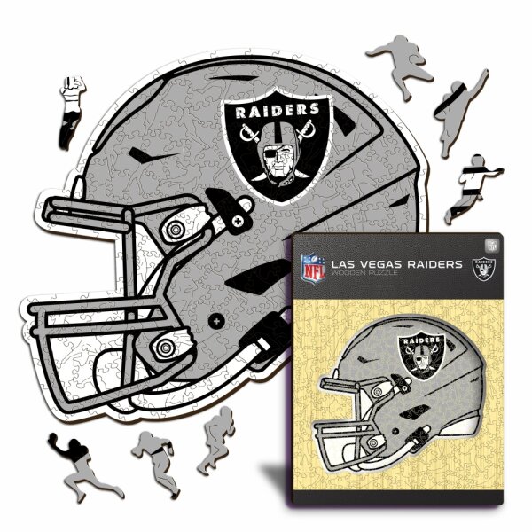NFL - Las Vegas Riders - Helm - Holz Puzzle