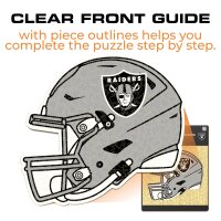 NFL - Las Vegas Riders - Helm - Holz Puzzle