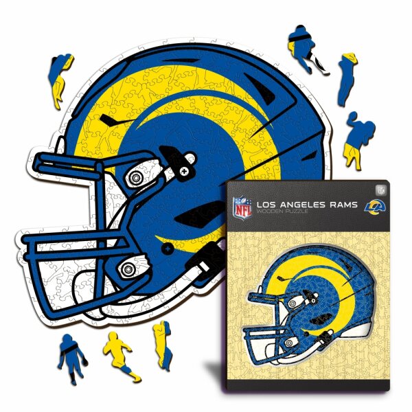 NFL - Los Angeles Rams - Helm - Holz Puzzle