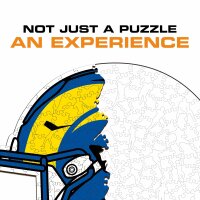 NFL - Los Angeles Rams - Helm - Holz Puzzle