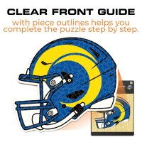 NFL - Los Angeles Rams - Helm - Holz Puzzle