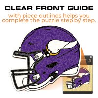 NFL - Minnesota Vikings - Casco - Puzzle in Legno