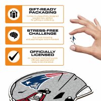 NFL - New England Patriots - Helm - Holz Puzzle
