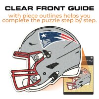 NFL - New England Patriots - Helm - Holz Puzzle