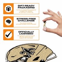 NFL - New Orleans Saints - Helmet - Wooden Puzzle