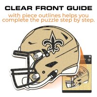 NFL - New Orleans Saints - Helmet - Wooden Puzzle