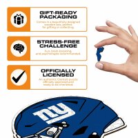 NFL - New York Giants - Helm - Holz Puzzle