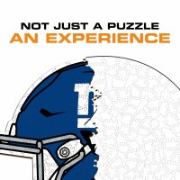 NFL - New York Giants - Helm - Holz Puzzle