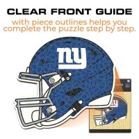 NFL - New York Giants - Helm - Holz Puzzle