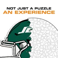 NFL - New York Jets - Helm - Holz Puzzle