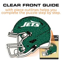 NFL - New York Jets - Helm - Holz Puzzle