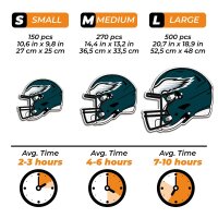 NFL - Philadelphia Eagles - Helmet - Wooden Puzzle